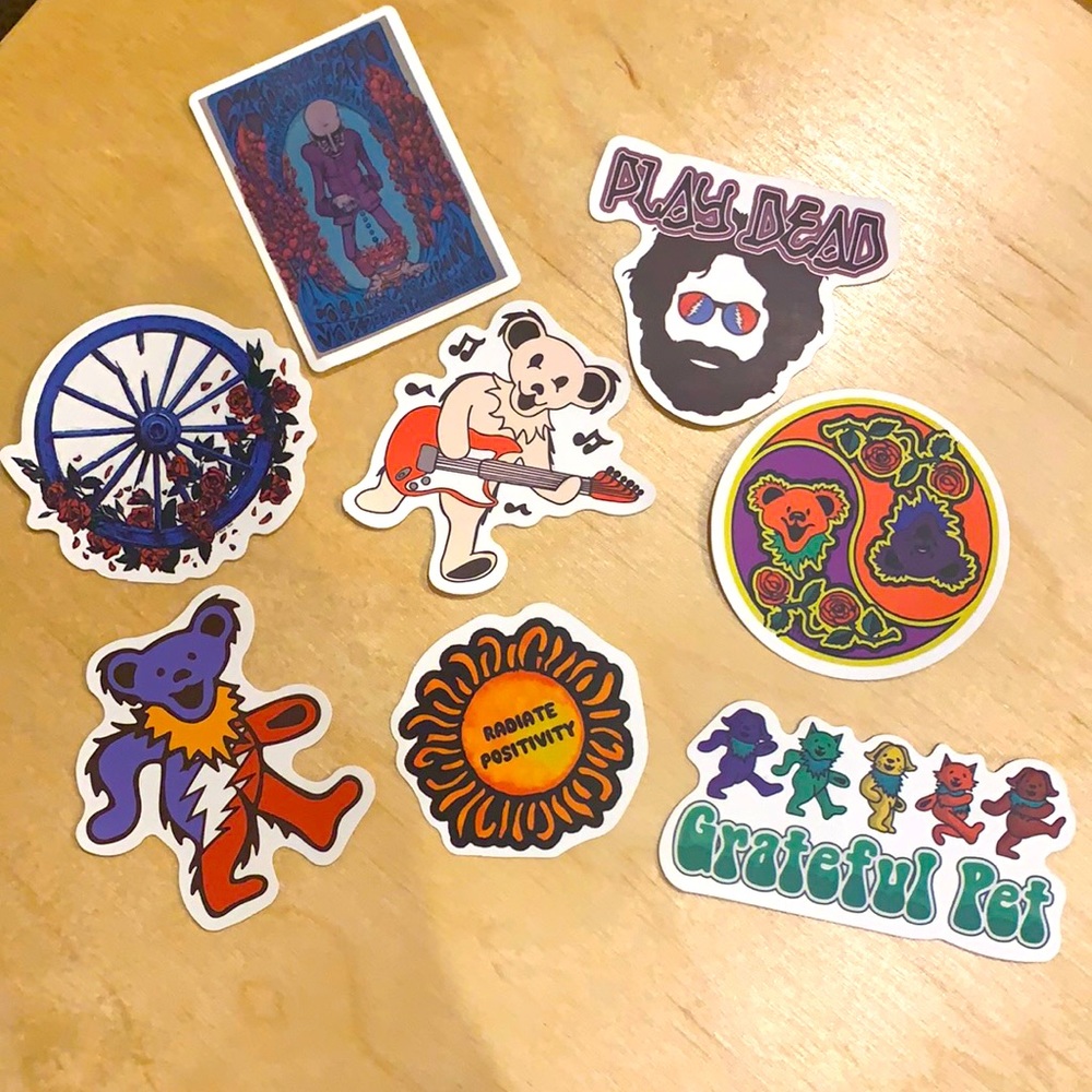 GRATEFUL DEAD STICKERS